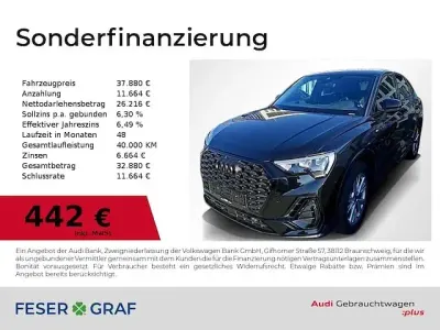 Gebraucht Audi Q3 Sportback S-Line 150 PS (110 kW) 2025 Mythosschwarz metallic SUV