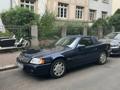 Gebraucht Mercedes SL280 193 PS (141 kW) 1995 Blau Cabrio