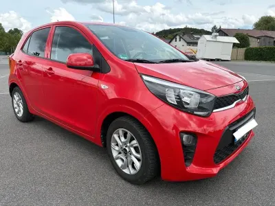 Gebraucht Kia Picanto DREAM-TEAM Edition 67 PS (49 kW) 2018 Rot Kleinwagen