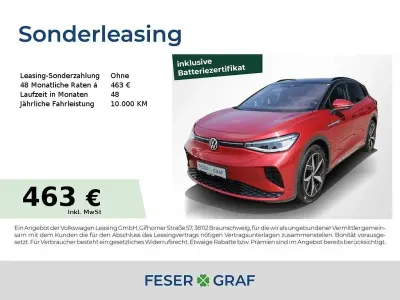 Gebraucht VW ID.4 GTX 219 kW (299 PS) 2022 Kings red metallic schwarz SUV