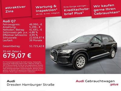 Mythosschwarz metallic Gebraucht 2021 Audi Q7 Performance SUV | 46.990 € (Superpreis)