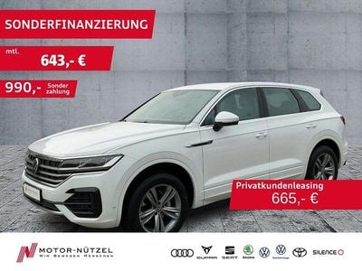 Pure white Gebraucht 2022 VW Touareg R-line SUV | 43.950 € (Guter Preis)