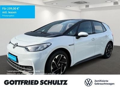 Gebraucht VW ID.3 Pro 106 kW (145 PS) 2021 Weiss Kleinwagen