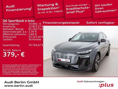 Gebraucht Audi Q6 e-tron Performance 225 kW (306 PS) 2025 Daytonagrau perleffekt SUV