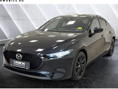 Schwarz Gebraucht 2024 Mazda 3 Exclusive-Line Limousine | 25.990 € (Guter Preis)