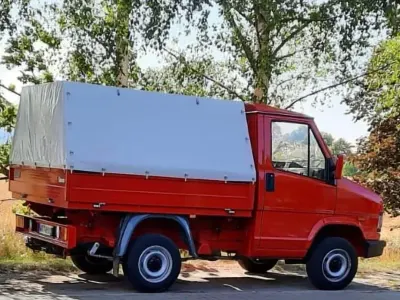 Usata Fiat Ducato 70 CV (51 kW) 1992 Rosso Furgone