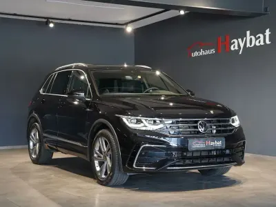 Gebraucht VW Tiguan R-line 150 PS (110 kW) 2021 Schwarz SUV
