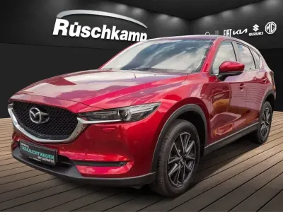 Gebraucht Mazda CX-5 Exclusive-Line 150 PS (110 kW) 2018 Rot SUV