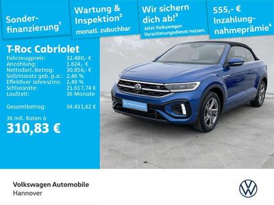 Usata VW T-Roc Cabriolet R-line 150 CV (110 kW) 2025 Blu Cabrio