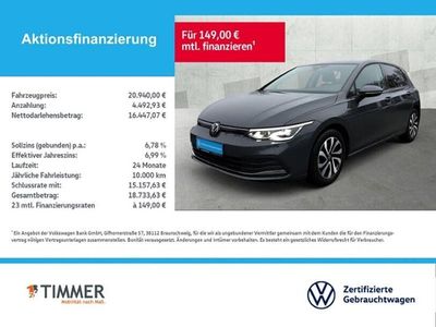 Second-hand VW Golf VIII Active 150 CP (110 kW) 2022 Gri Berlinǎ