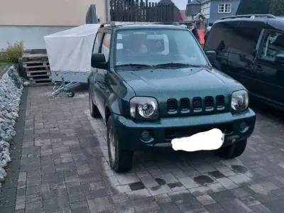 Brugt Suzuki Jimny 82 HK (60 kW) 2002 Grøn SUV