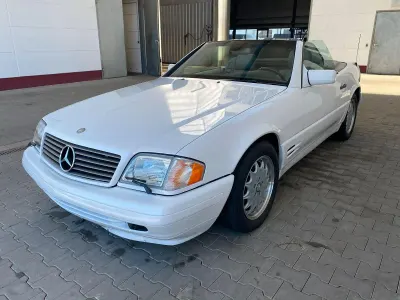 Gebraucht Mercedes SL320 231 PS (169 kW) 1997 Weiß Cabrio