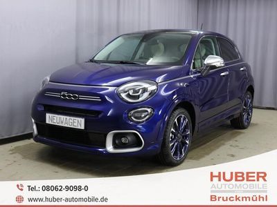 gebraucht Fiat 500X YACHT CLUB CAPRI HYBRID 1.5 GSE 96kW (130PS) DCT, Verdeck BLAU, X-Tech Paket, Navigationssystem mit 7" Touchscreen, 18"-Leichtmetallfelgen Finish LED-Scheinwerfer uvm.