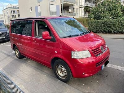 Brugt VW T5 Highline 174 HK (127 kW) 2006 Rød Van