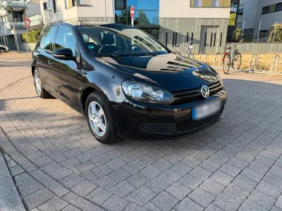 Gebraucht VW Golf VI 80 PS (58 kW) 2009 Schwarz Kleinwagen