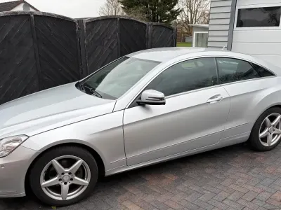 Brugt Mercedes E250 204 HK (150 kW) 2012 Sølv Coupe