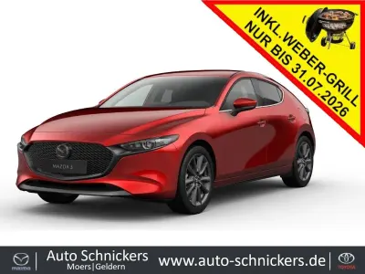 Neu Mazda 3 Exclusive 140 PS (102 kW) 2026 Soul red crystal m Limousine
