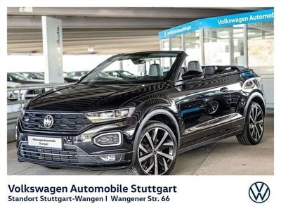 Gebraucht VW T-Roc Cabriolet R-line 150 PS (110 kW) 2021 Deep black perleffekt/schwarz Cabrio