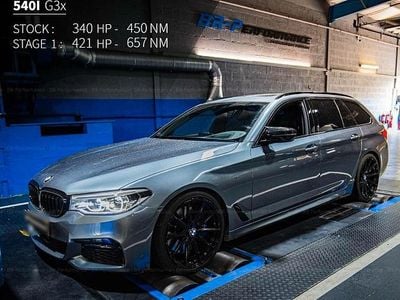 Brugt BMW 540 Sport Line 421 HK (309 kW) 2018 Grå Stationcar