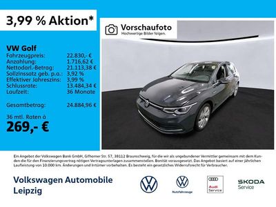 Gebraucht VW Golf VIII Style 131 PS (96 kW) 2022 Grau Limousine