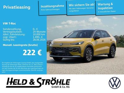 Nouă VW T-Roc Style 116 CP (85 kW) 2026 Galben SUV