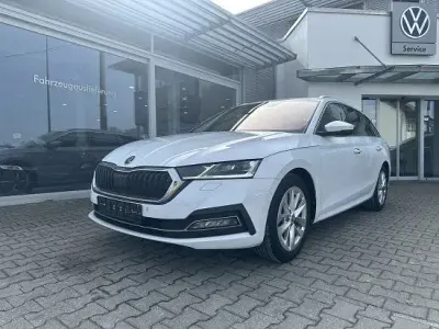 Gebraucht Skoda Octavia G-TEC First Edition 131 PS (96 kW) 2020 Moon weiss perl. Kombi