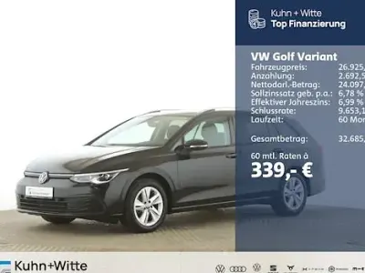 Brugt VW Golf VIII Life 150 HK (110 kW) 2023 Sort Stationcar