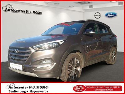 Gebraucht Hyundai Tucson Passion 177 PS (130 kW) 2018 Grau schwarz SUV