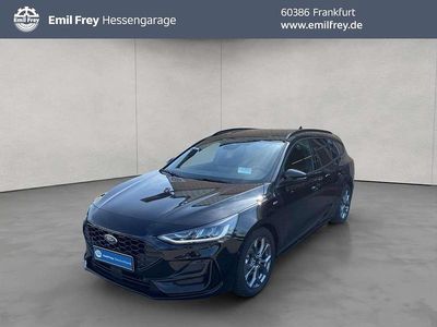 Gebraucht Ford Focus ST-Line X 125 PS (91 kW) 2023 Agate black metallic Kombi