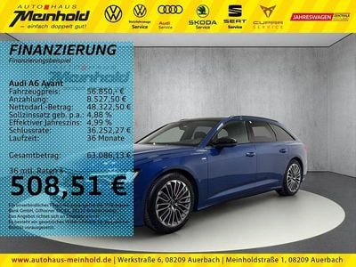 Blau Gebraucht 2024 Audi A6 S-Line Kombi | 56.850 € (Teuer)