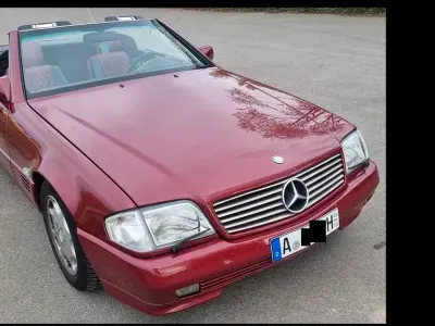 Gebraucht Mercedes SL500 320 PS (235 kW) 1993 Rot Cabrio