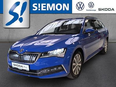 Gebraucht Skoda Superb Ambition 218 PS (160 kW) 2022 Blau Kombi