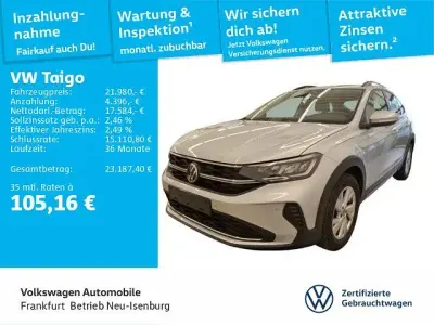 Gebraucht VW Taigo Life 116 PS (85 kW) 2025 8e reflexsilber metallic (metallic) SUV