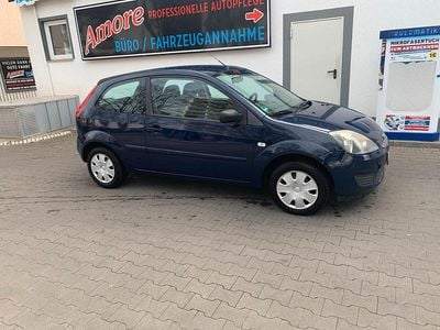 Gebraucht Ford Fiesta 60 PS (44 kW) 2008 Blau Kleinwagen