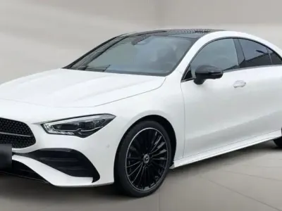 Brugt Mercedes CLA220 AMG line 190 HK (139 kW) 2020 Hvid Sedan