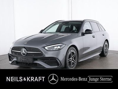 Grau Gebraucht 2024 Mercedes C200 AMG Kombi | 40.790 € (Fairer Preis)