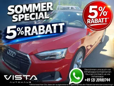 Gebraucht Audi A5 Cabriolet Advanced 204 PS (150 kW) 2021 Rot Cabrio
