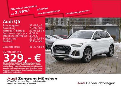 Usata Audi Q5 Ambiente 299 CV (219 kW) 2021 Bianco SUV