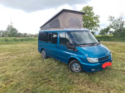Begagnad Ford Transit 125 HK (91 kW) 2004 Blå Minibuss