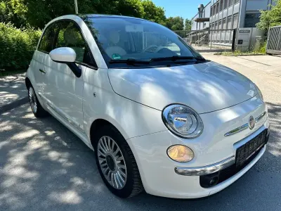 Używany Fiat 500 Lounge 86 KM (63 kW) 2011 Biały Hatchback