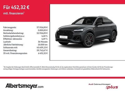 Gebraucht Audi Q5 Sportback Business 367 PS (269 kW) 2025 Daytonagrau perleffekt SUV