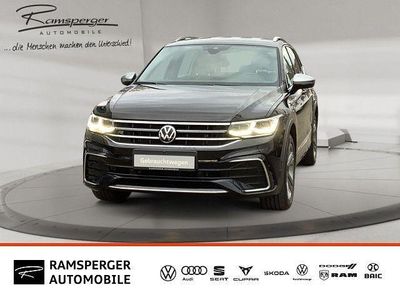 Schwarz (deep black perleffekt) Gebraucht 2022 VW Tiguan Allspace R-line SUV | 30.990 € (Guter Preis)