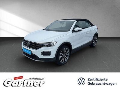 Gebraucht VW T-Roc Cabriolet Style 150 PS (110 kW) 2021 Weiß Cabrio