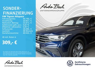Blau Gebraucht 2024 VW Tiguan SUV | 44.740 € (Teuer)