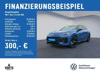 Gebraucht VW T-Roc R-line 150 PS (110 kW) 2025 Blau SUV