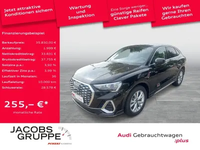 Gebraucht Audi Q3 Sportback S-Line 150 PS (110 kW) 2025 Schwarz SUV