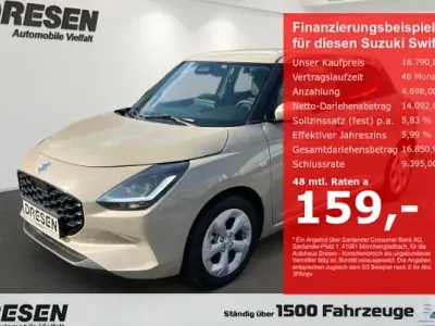Neu Suzuki Swift Comfort 81 PS (59 kW) 2026 Beige Kleinwagen