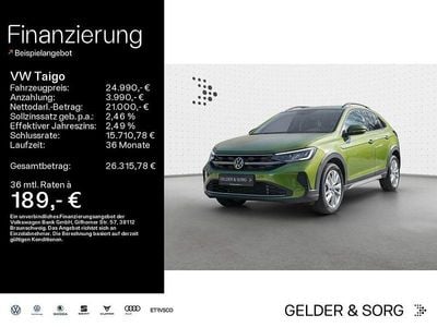 Gebraucht VW Taigo Move 150 PS (110 kW) 2024 Grün SUV