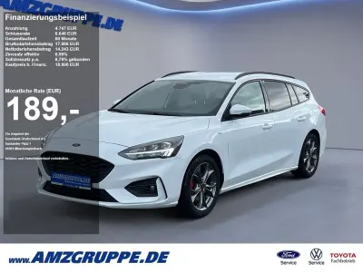 Gebraucht Ford Focus ST-Line 155 PS (114 kW) 2022 Frostweiß (uni) Kombi