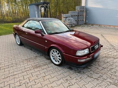 Usata Audi 80 90 CV (66 kW) 1998 Rosso Cabrio